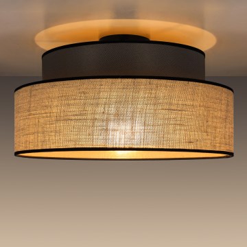 Φωτιστικό οροφής BOHO 1xE27/60W/230V καφέ/μπεζ