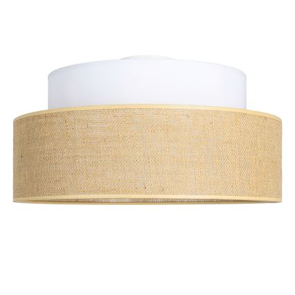 Φωτιστικό οροφής BOHO 1xE27/60W/230V λευκό/μπεζ