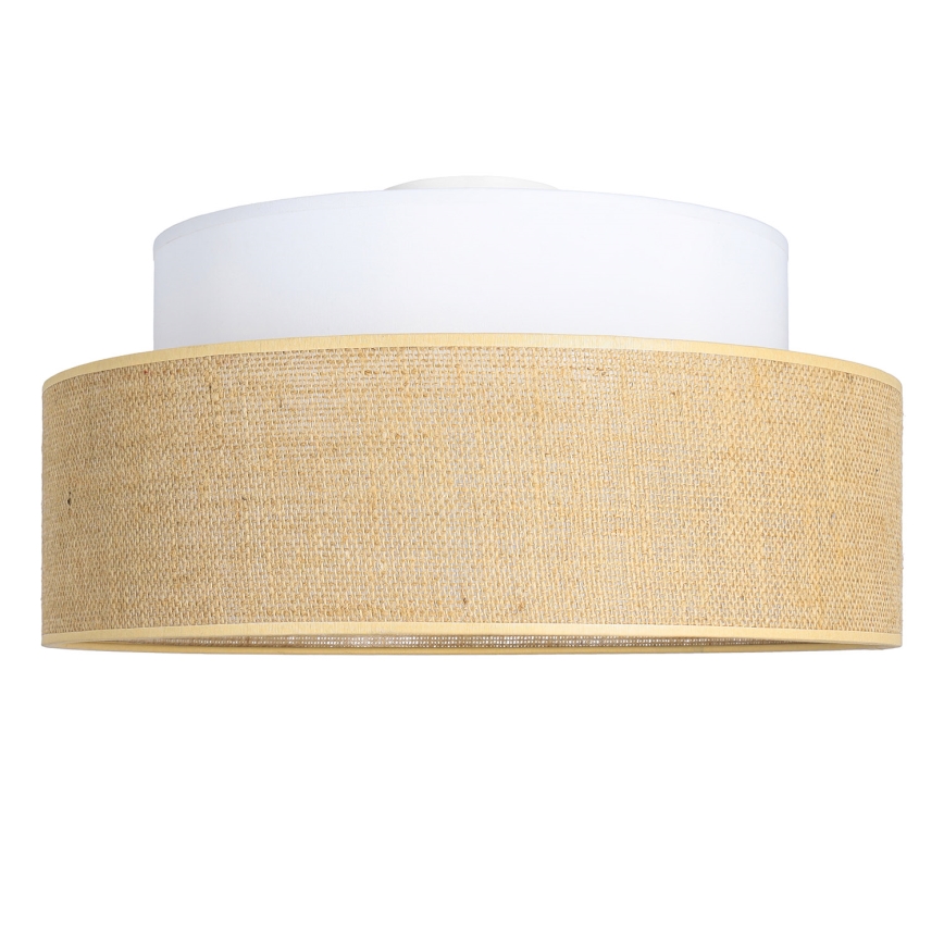 Φωτιστικό οροφής BOHO 1xE27/60W/230V λευκό/μπεζ