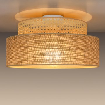 Φωτιστικό οροφής BOHO 1xE27/60W/230V μπεζ
