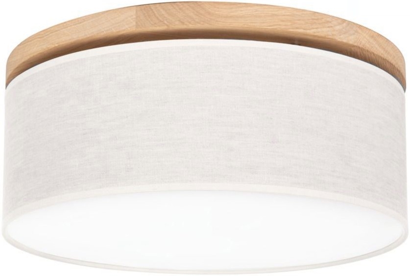 Φωτιστικό οροφής BOHO 2xE27/25W/230V διάμετρος 38 cm δρυς