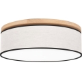 Φωτιστικό οροφής BOHO 3xE27/25W/230V διάμετρος 48 cm δρυς