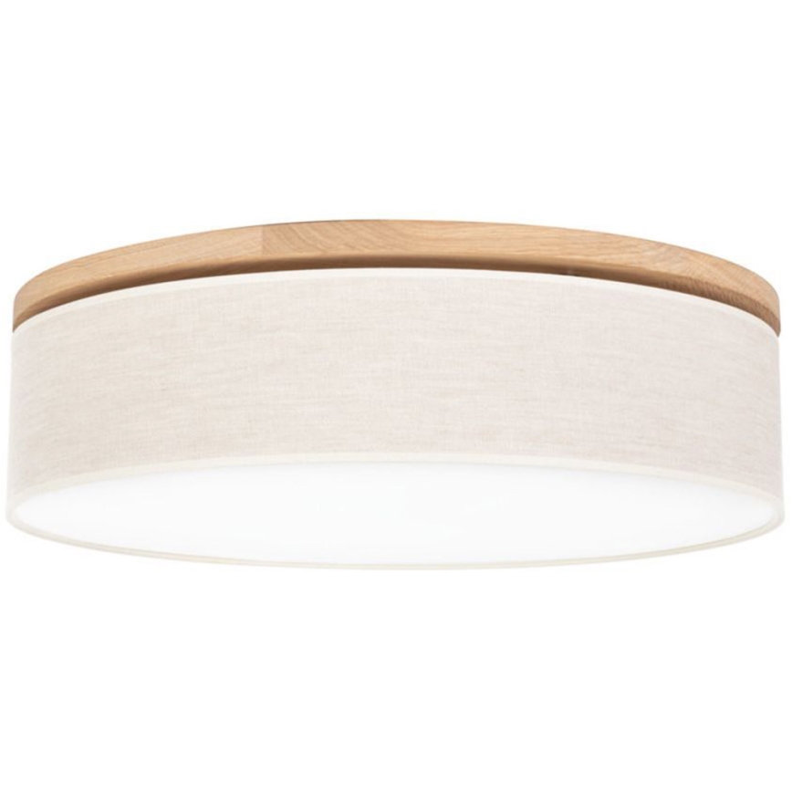 Φωτιστικό οροφής BOHO 3xE27/25W/230V διάμετρος 58 cm δρυς