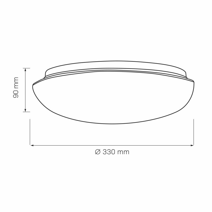 Φωτιστικό οροφής BONIFACY 2xE27/20W/230V διάμετρος 33 cm λευκό