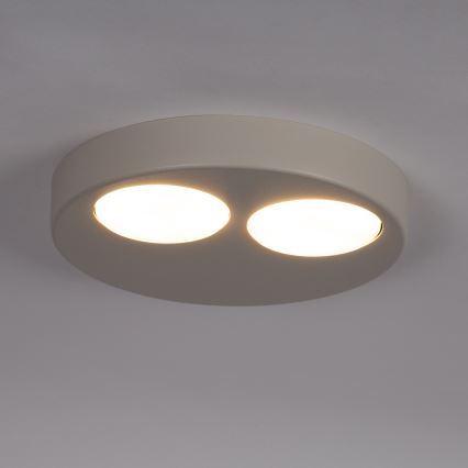 Φωτιστικό οροφής BROS 2xGX53/12W/230V μπεζ
