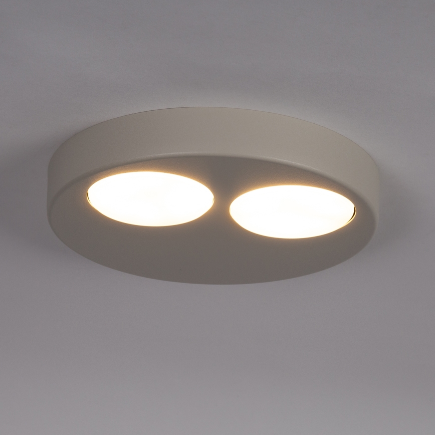 Φωτιστικό οροφής BROS 2xGX53/12W/230V μπεζ