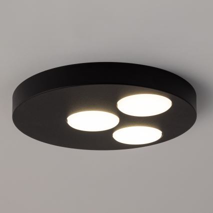 Φωτιστικό οροφής BROS 3xGX53/12W/230V μαύρο