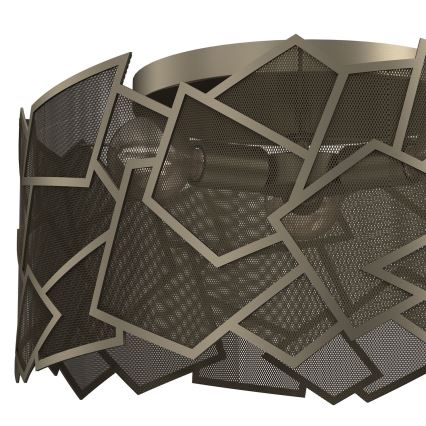 Φωτιστικό οροφής CAMO 3xE27/15W/230V χρυσό