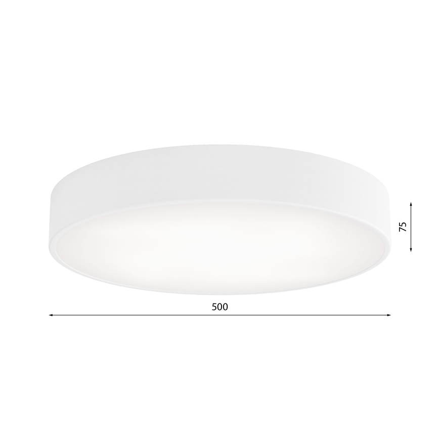 Φωτιστικό οροφής CLEO 4xE27/24W/230V δ. 50 cm λευκό