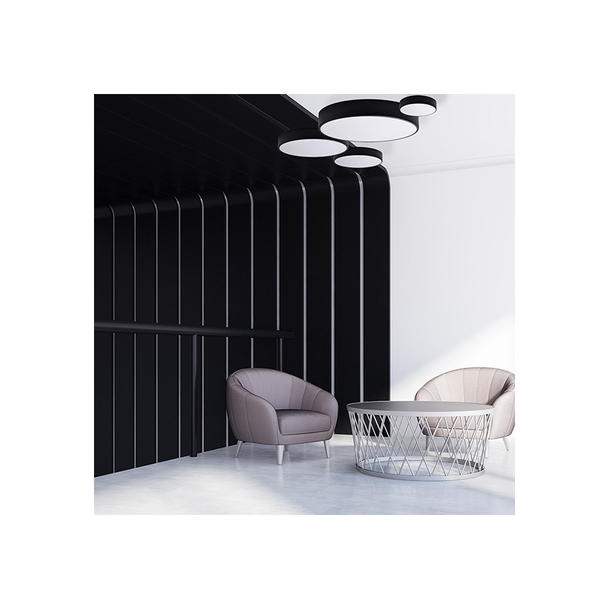 Φωτιστικό οροφής CLEO 4xE27/24W/230V δ. 50 cm μαύρο