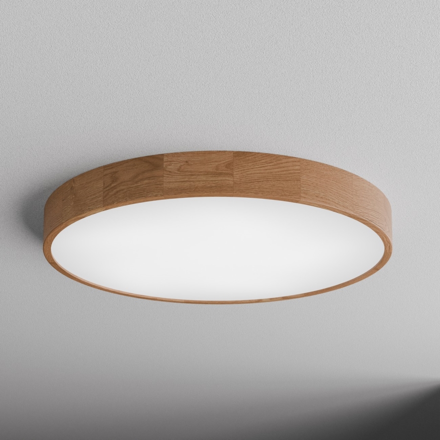 Φωτιστικό οροφής CLEO 6xE27/24W/230V Ø 80 cm δρυς