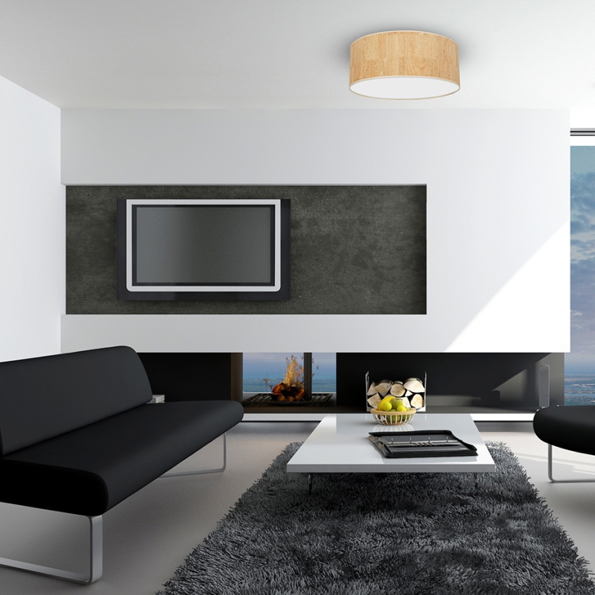 Φωτιστικό οροφής CORK 2xE27/60W/230V