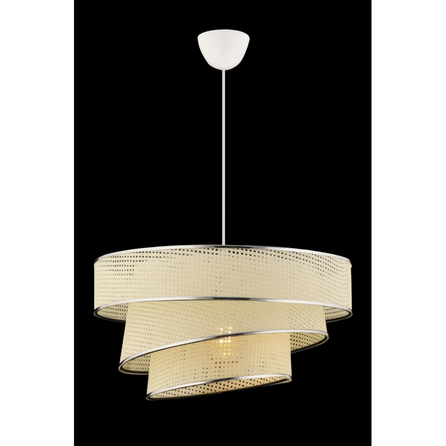 Φωτιστικό οροφής COUPER 1xE27/60W/230V λευκό/γυαλιστερό χρώμιο