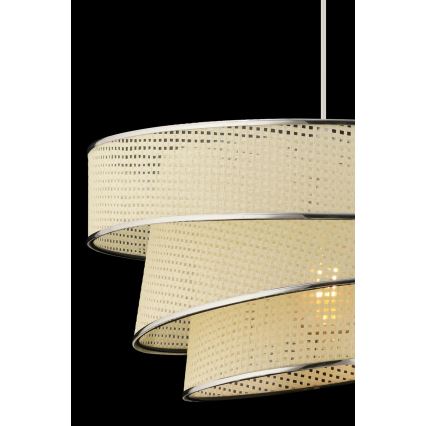 Φωτιστικό οροφής COUPER 1xE27/60W/230V λευκό/γυαλιστερό χρώμιο