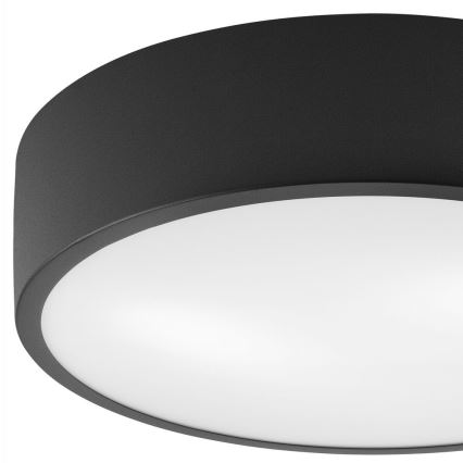 Φωτιστικό οροφής DANTE 2xE27/60W/230V διάμετρος 36 cm μαύρο
