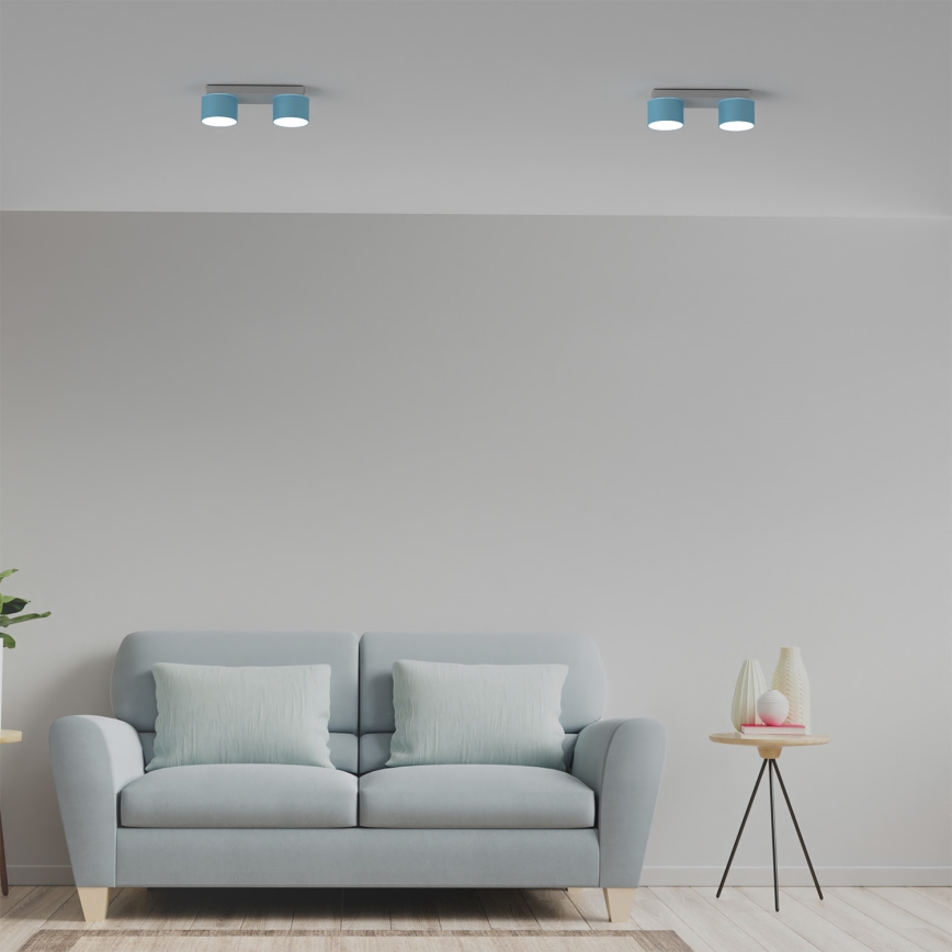 Φωτιστικό οροφής DIXIE 2xGX53/11W/230V μπλε