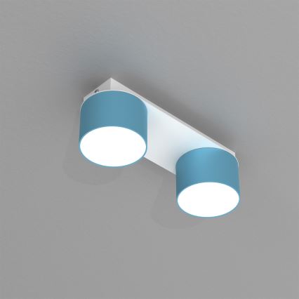 Φωτιστικό οροφής DIXIE 2xGX53/11W/230V μπλε