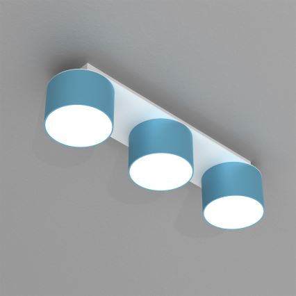 Φωτιστικό οροφής DIXIE 3xGX53/11W/230V μπλε