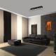 Φωτιστικό οροφής DIXIE 5xGX53/11W/230V μαύρο
