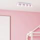 Φωτιστικό οροφής DIXIE 5xGX53/11W/230V ροζ