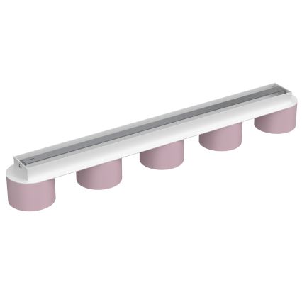 Φωτιστικό οροφής DIXIE 5xGX53/11W/230V ροζ