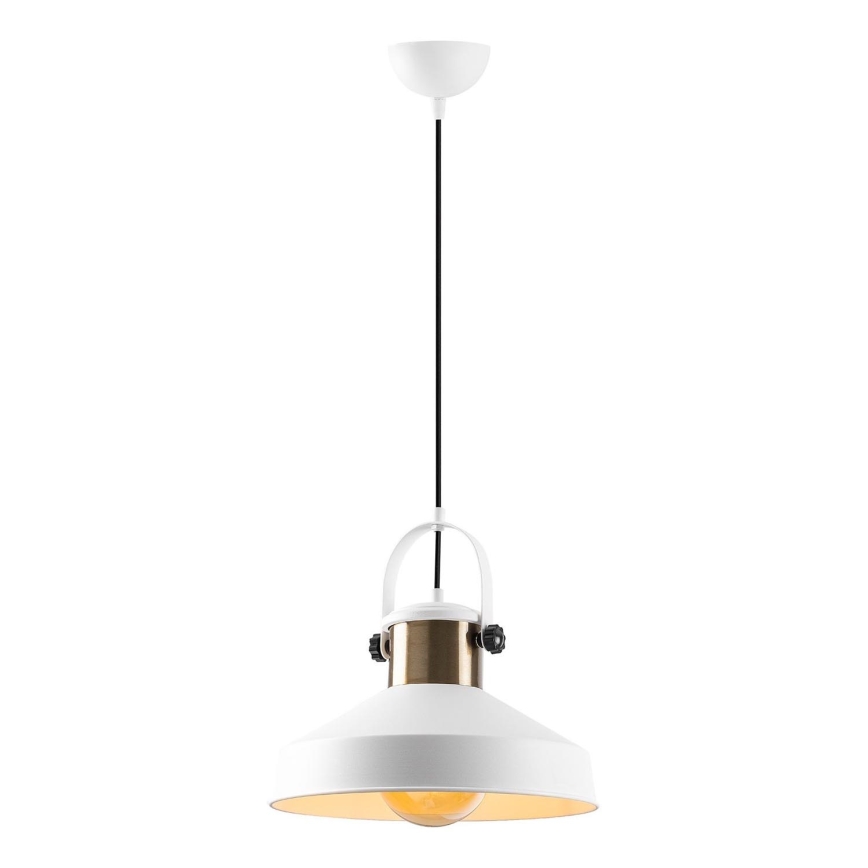 Φωτιστικό οροφής DODO 1xE27/40W/230V λευκό/χάλκινο