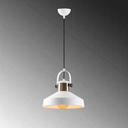 Φωτιστικό οροφής DODO 1xE27/40W/230V λευκό/χάλκινο