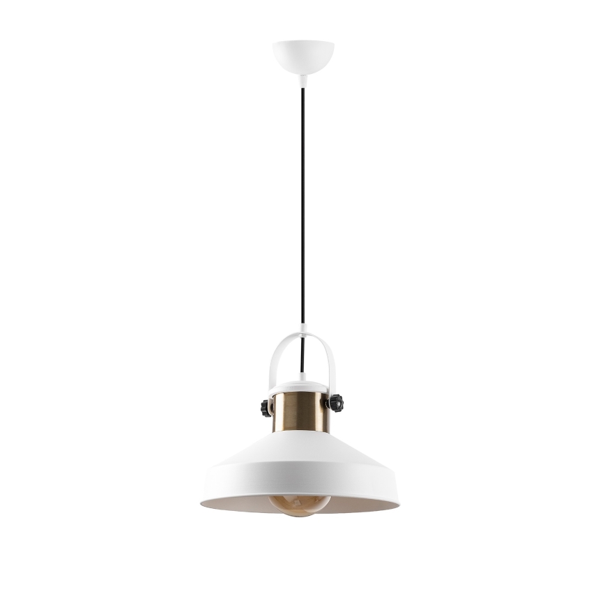 Φωτιστικό οροφής DODO 1xE27/40W/230V λευκό/χάλκινο