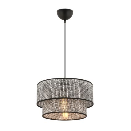 Φωτιστικό οροφής ECHO 1xE27/60W/230V γκρι/μαύρο