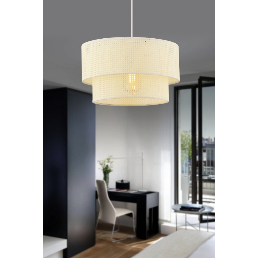 Φωτιστικό οροφής ECHO 1xE27/60W/230V κρέμα