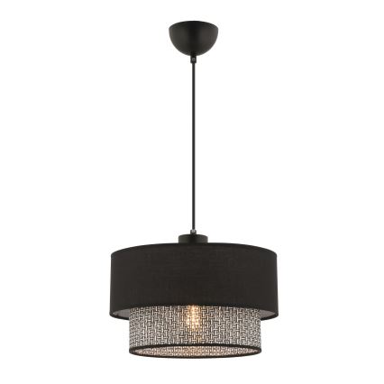 Φωτιστικό οροφής ECHO 1xE27/60W/230V μαύρο/γκρι