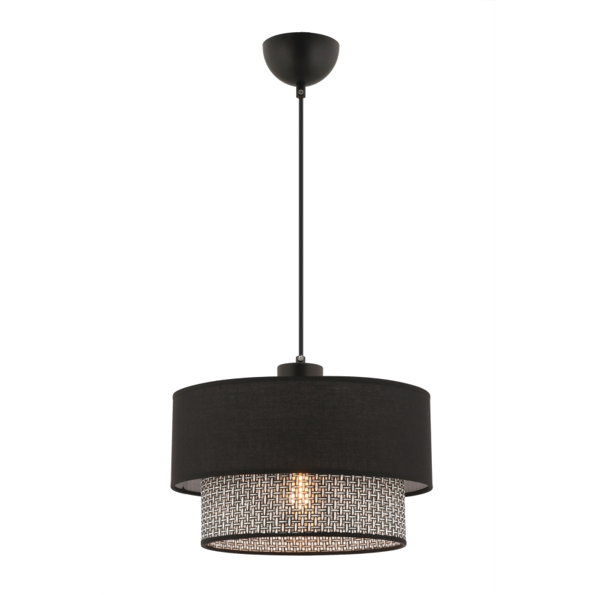 Φωτιστικό οροφής ECHO 1xE27/60W/230V μαύρο/γκρι