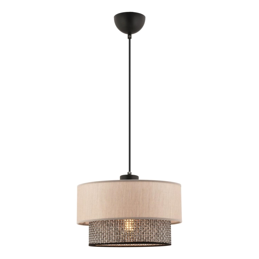 Φωτιστικό οροφής ECHO 1xE27/60W/230V μπεζ/γκρι