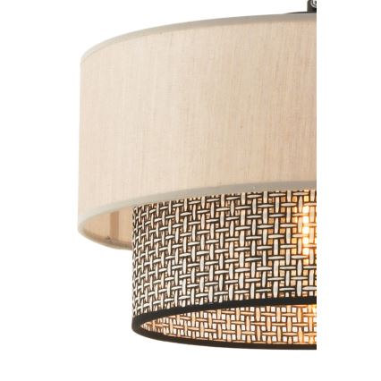 Φωτιστικό οροφής ECHO 1xE27/60W/230V μπεζ/γκρι