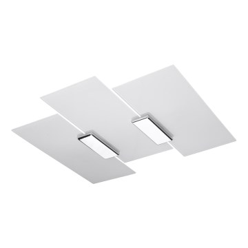 Φωτιστικό οροφής FABIANO 3xE27/60W/230V λευκό/γυαλιστερό χρώμιο