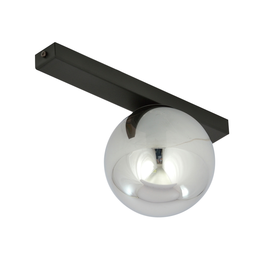 Φωτιστικό οροφής FIT 1xE14/10W/230V μαύρο/γκρι
