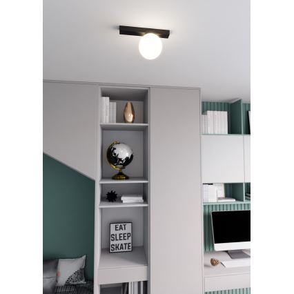 Φωτιστικό οροφής FIT 1xE14/10W/230V μαύρο/λευκό