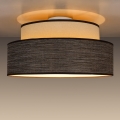 Φωτιστικό οροφής GRACE 1xE27/60W/230V διάμετρος 40 cm κρεμ/καφέ