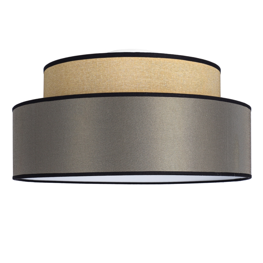 Φωτιστικό οροφής GRACE 1xE27/60W/230V διάμετρος 40 cm μπεζ/καφέ