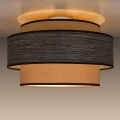 Φωτιστικό οροφής GRACE 1xE27/60W/230V διάμετρος 40 cm μπεζ/καφέ