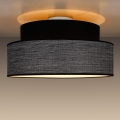 Φωτιστικό οροφής GRACE 1xE27/60W/230V μαύρο/γκρι