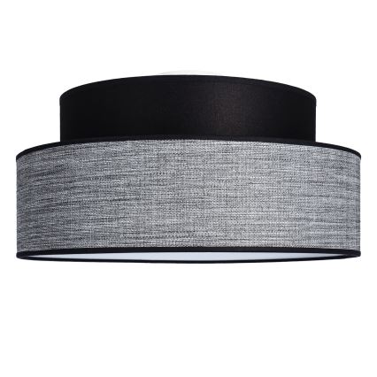 Φωτιστικό οροφής GRACE 1xE27/60W/230V μαύρο/γκρι