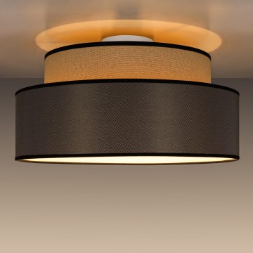 Φωτιστικό οροφής GRACE 1xE27/60W/230V μπεζ/καφέ