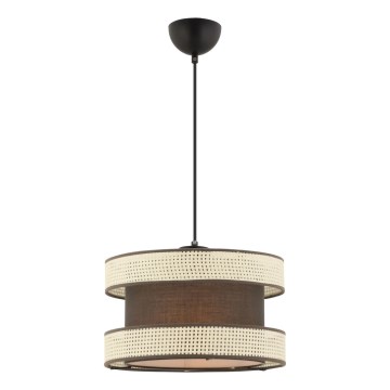 Φωτιστικό οροφής HALO 1xE27/60W/230V καφέ/κρέμα