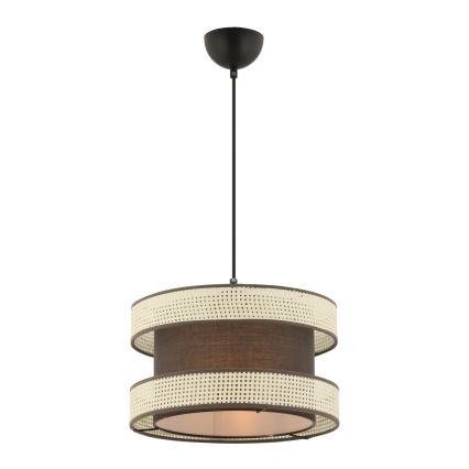 Φωτιστικό οροφής HALO 1xE27/60W/230V καφέ/κρέμα