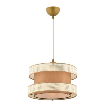 Φωτιστικό οροφής HALO 1xE27/60W/230V καφέ/κρέμα