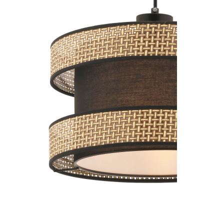 Φωτιστικό οροφής HALO 1xE27/60W/230V καφέ/μπεζ