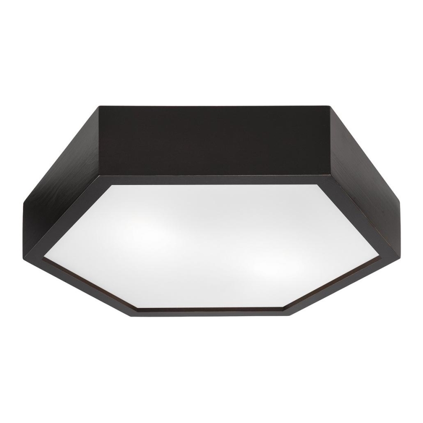 Φωτιστικό οροφής HEX 2xE27/60W/230V διάμετρος 43 cm πεύκο βέγκε