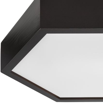 Φωτιστικό οροφής HEX 2xE27/60W/230V διάμετρος 43 cm πεύκο βέγκε