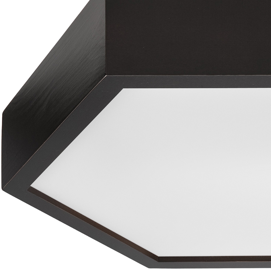 Φωτιστικό οροφής HEX 2xE27/60W/230V διάμετρος 43 cm πεύκο βέγκε
